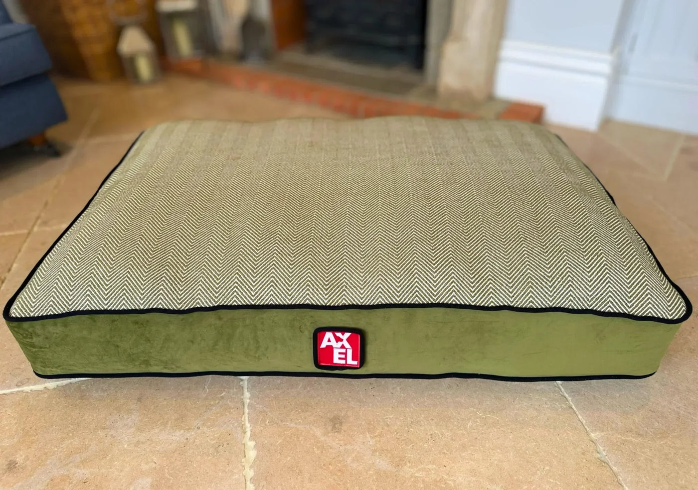 Herringbone Dog Bed Cover