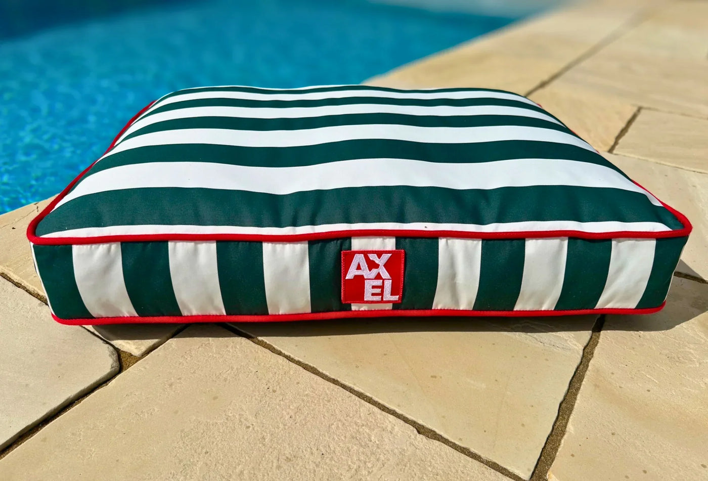 Coastal Stripe Dog Bed