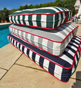 Load image into Gallery viewer, Coastal Stripe Dog Bed — British Made — Axel Dog Beds - dog bed - Axel Dog Beds