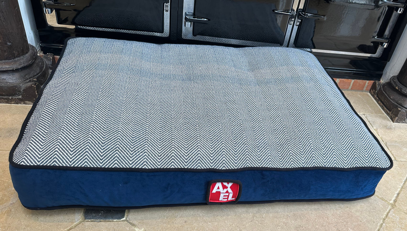 Herringbone Dog Bed