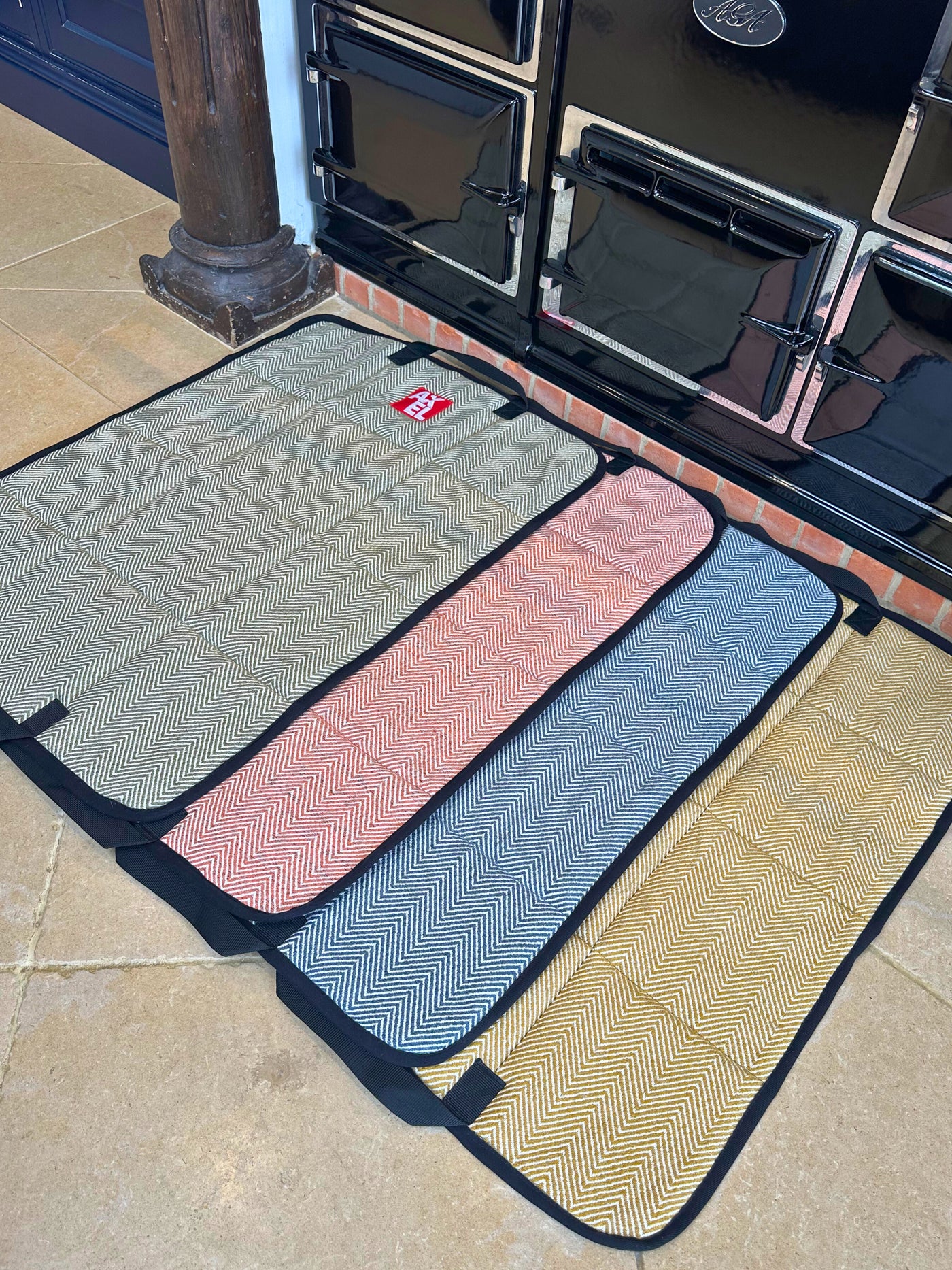 Herringbone Dog Travel Mat