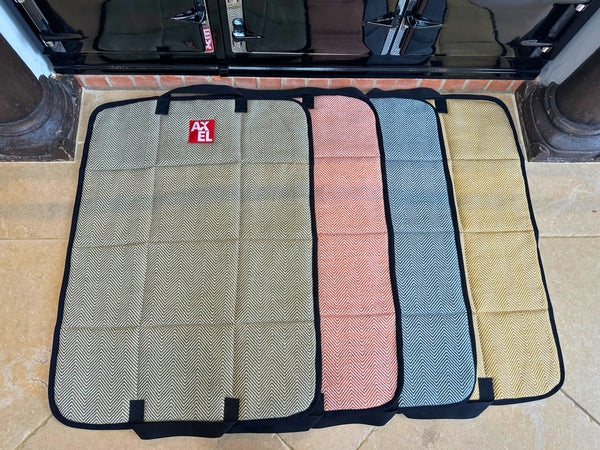 Herringbone Dog Travel Mat — British Made — Axel Dog Beds
