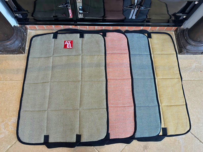 Herringbone Dog Travel Mat — British Made — Axel Dog Beds