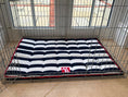 Load image into Gallery viewer, The Coastal Stripe Crate Mat - Axel Dog Beds
