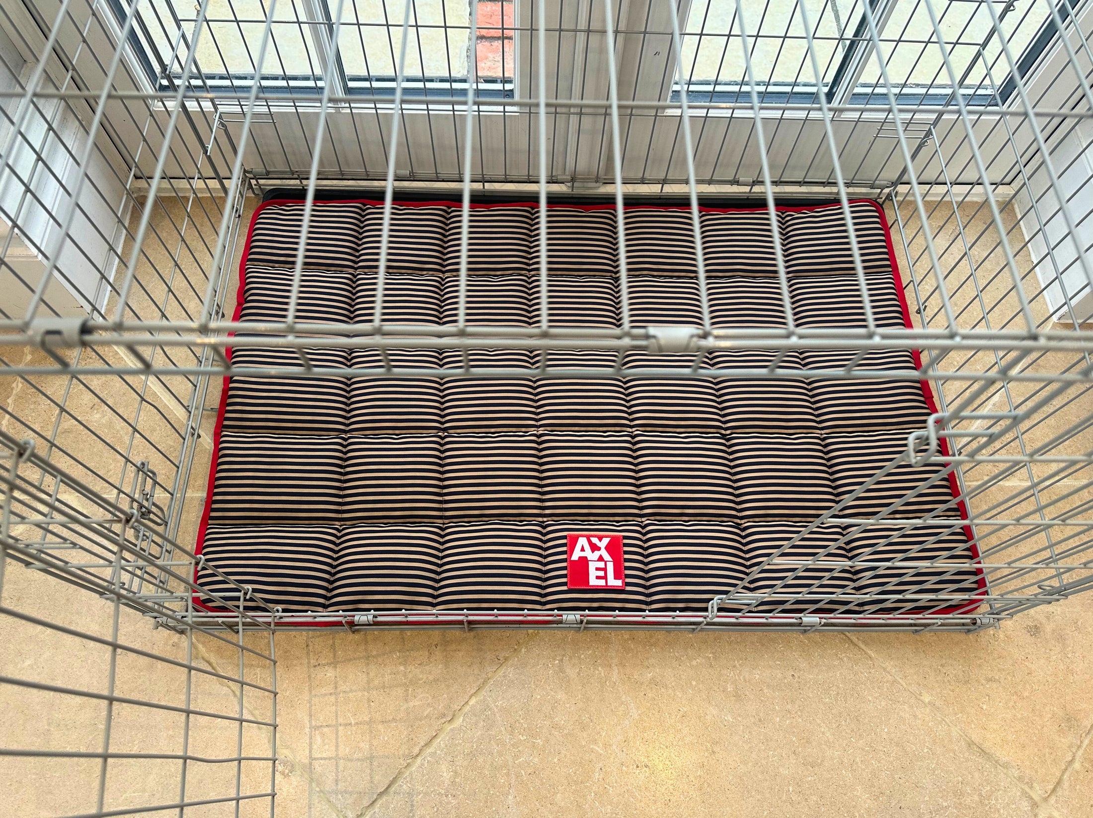 The Marine Stripe Crate Mat - Axel Dog Beds