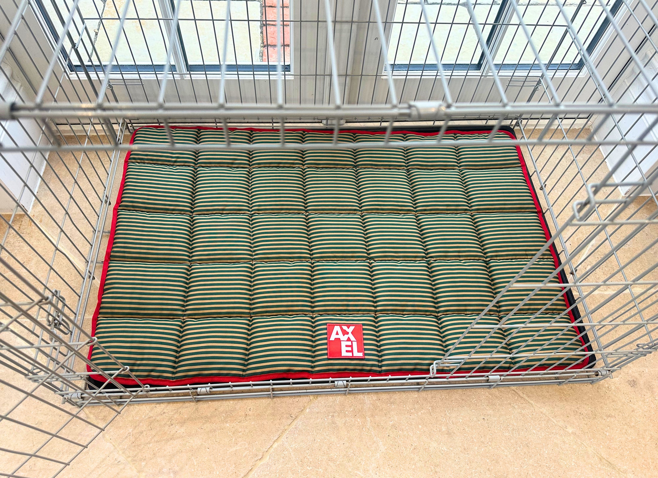 The Marine Stripe Crate Mat - Axel Dog Beds