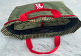 Load image into Gallery viewer, The Marine Stripe Travel Bag - Axel Dog Beds
