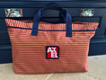 Load image into Gallery viewer, The Marine Stripe Travel Bag - Axel Dog Beds
