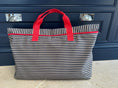Load image into Gallery viewer, The Marine Stripe Travel Bag - Axel Dog Beds
