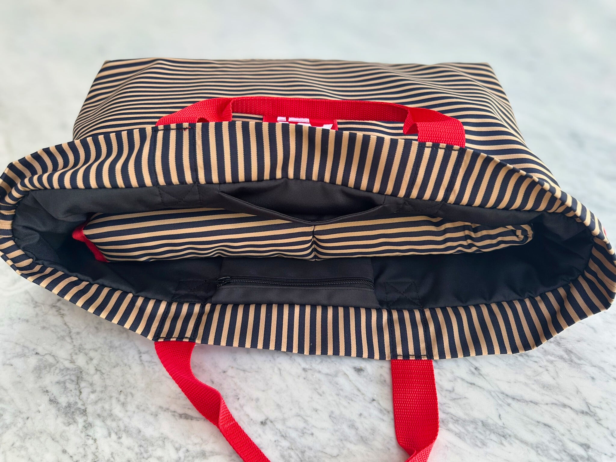 The Marine Stripe Travel Bag - Axel Dog Beds