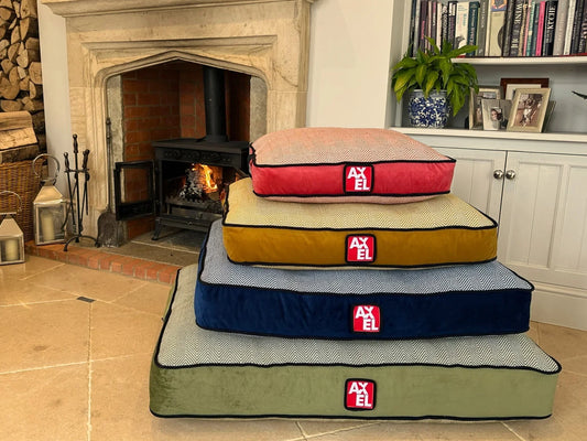The Herringbone Beds - Axel Dog Beds