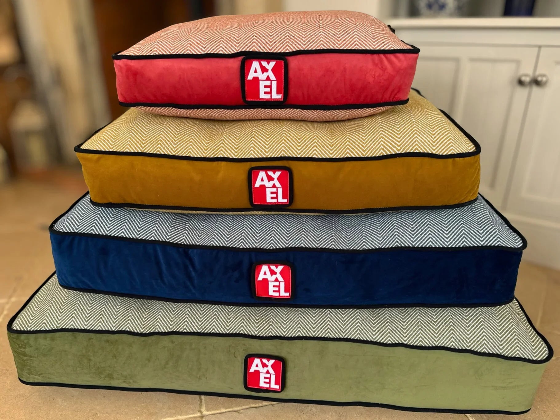 The Herringbone Covers - Axel Dog Beds