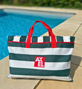 Load image into Gallery viewer, The Coastal Stripe Travel Bag
