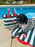 Load image into Gallery viewer, The Coastal Stripe Crate Mat - Axel Dog Beds
